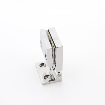 Петля скло-стіна без фіксації полірована неіржавка сталь (КП827 ПСС)