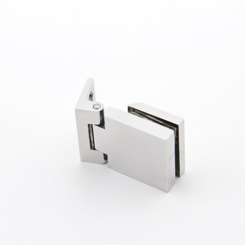 Петля скло-стіна без фіксації полірована неіржавка сталь (КП827 ПСС)