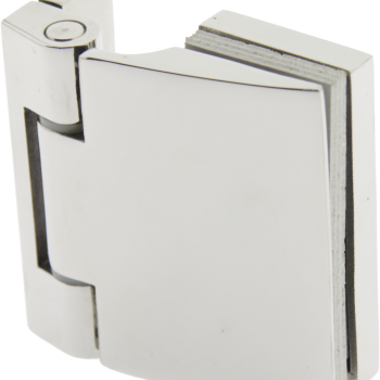 Петля скло-стіна без фіксації полірована неіржавка сталь (КП829 ПСС)