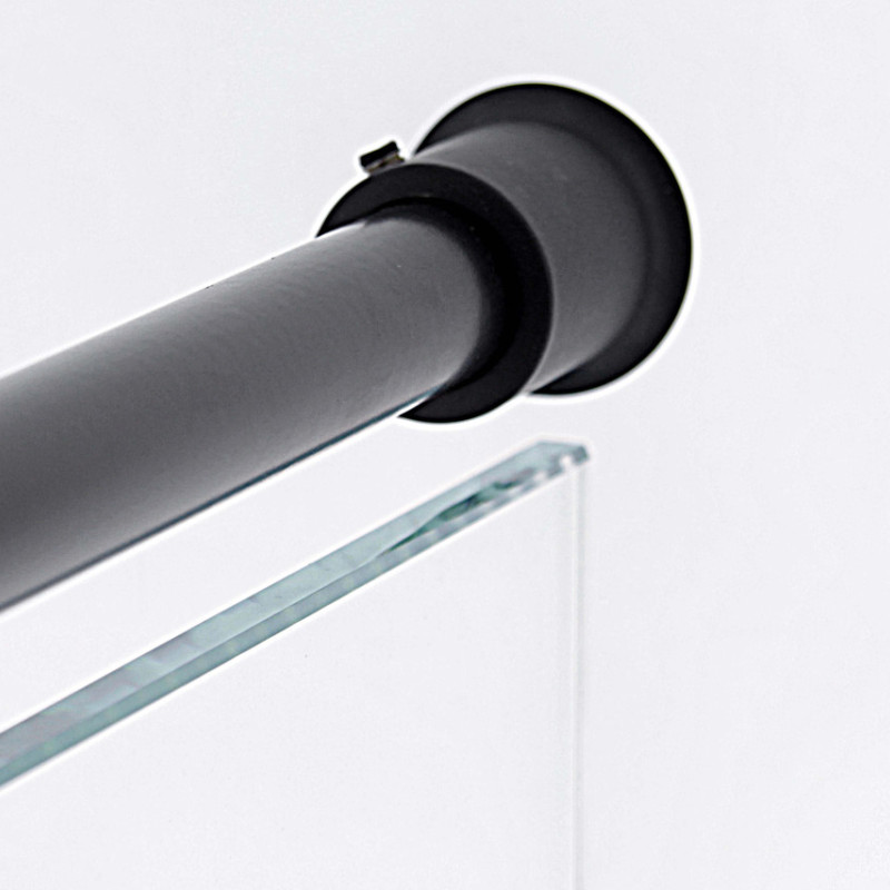 Кріплення труби діаметром 19 мм до стіни. Чорний мат ( КН07 БЛ )