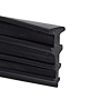 Ущільнювач ялинка для скла душової кабіни (ФС200 БЛ) чорного кольору