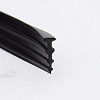 Ущільнювач ялинка для скла душової кабіни (ФС200 БЛ) чорного кольору