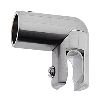 Конектор до труби глухий 90° сатин (КН15 ЦП) Сатин