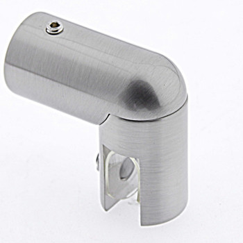 Конектор до труби глухий 90° сатин (КН15 ЦП) Сатин