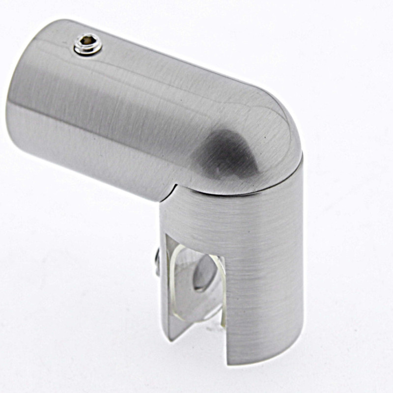 Конектор до труби глухий 90° сатин (КН15 ЦП) Сатин