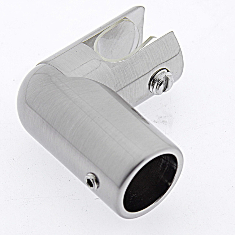 Конектор до труби глухий 90° сатин (КН15 ЦП) Сатин