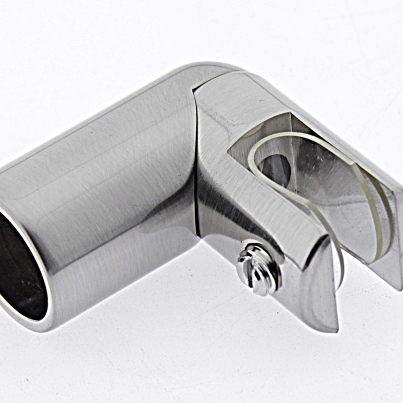 Конектор до труби глухий 90° сатин (КН15 ЦП) Сатин