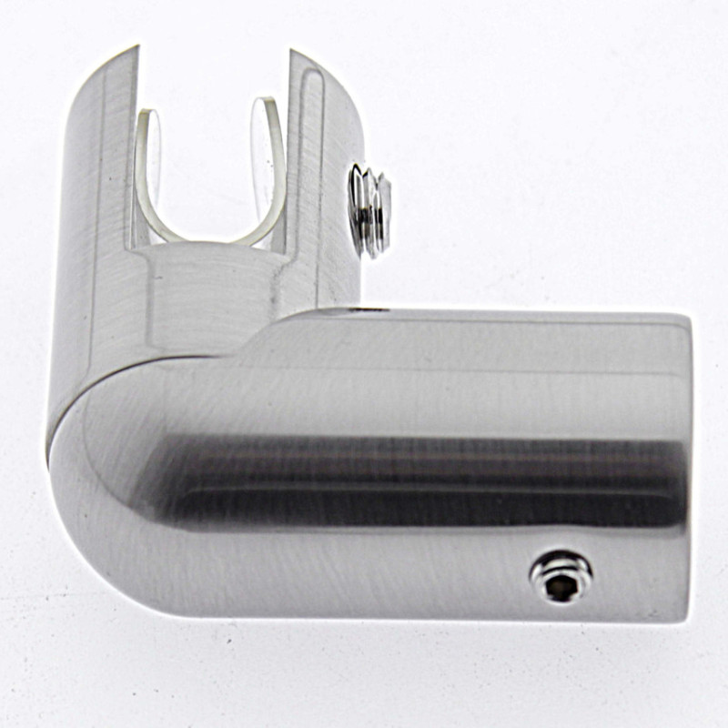 Конектор до труби глухий 90° сатин (КН15 ЦП) Сатин