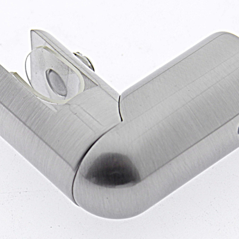 Конектор до труби глухий 90° сатин (КН15 ЦП) Сатин