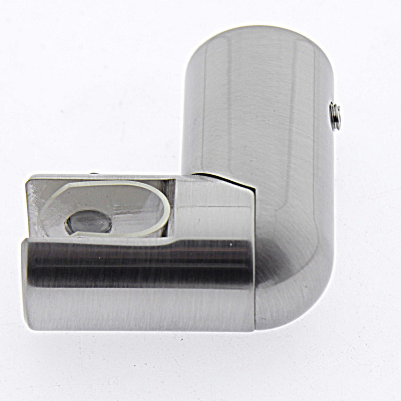 Конектор до труби глухий 90° сатин (КН15 ЦП) Сатин