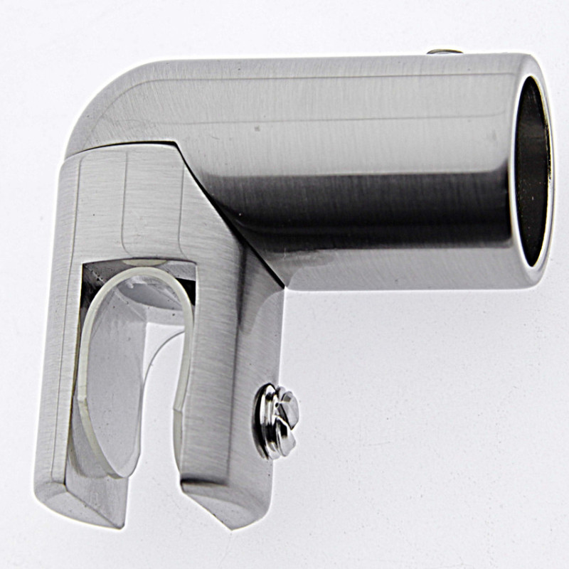 Конектор до труби глухий 90° сатин (КН15 ЦП) Сатин