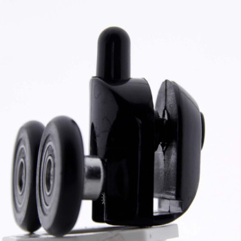 Ролики для душових кабін (В-43 Д БЛ) нижні, чорні 26 мм.