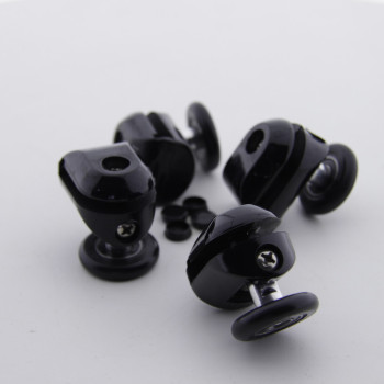 Ролики для душових кабін, комплект ( В-43 А+В ) чорні