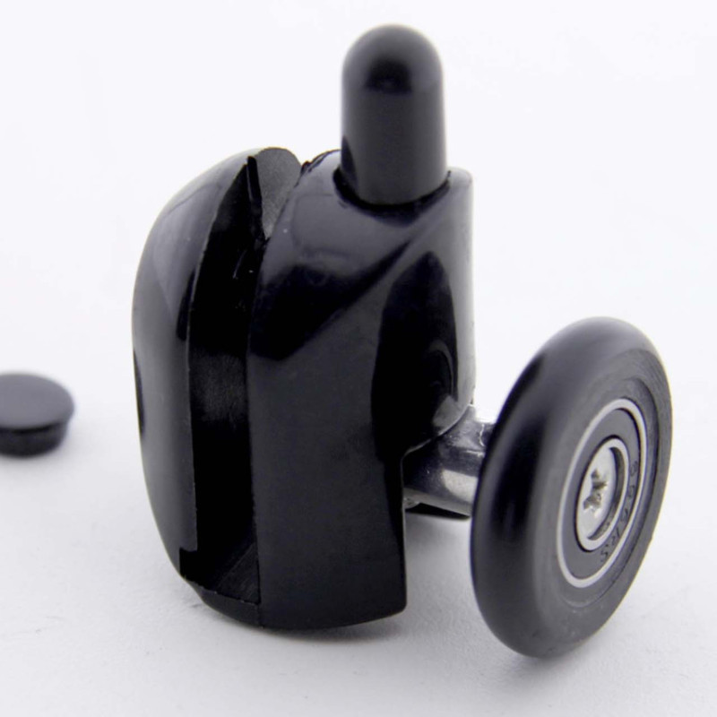 Ролики для душових кабін, комплект ( В-43 А+В ) чорні