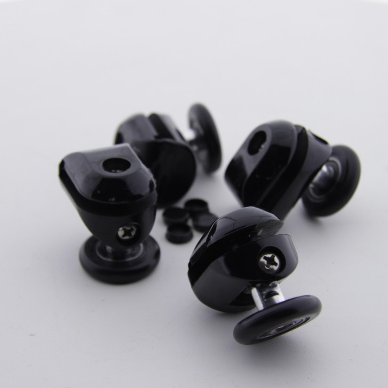 Ролики для душових кабін, комплект ( В-43 А+В ) чорні 26 мм.