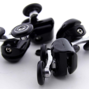 Ролики для душових кабін, комплект ( В-43 ДС ) чорні