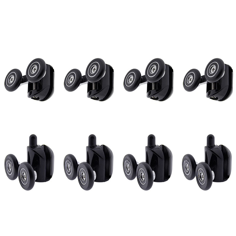 Ролики для душових кабін, комплект ( В-43 ДС ) чорні 26 мм.