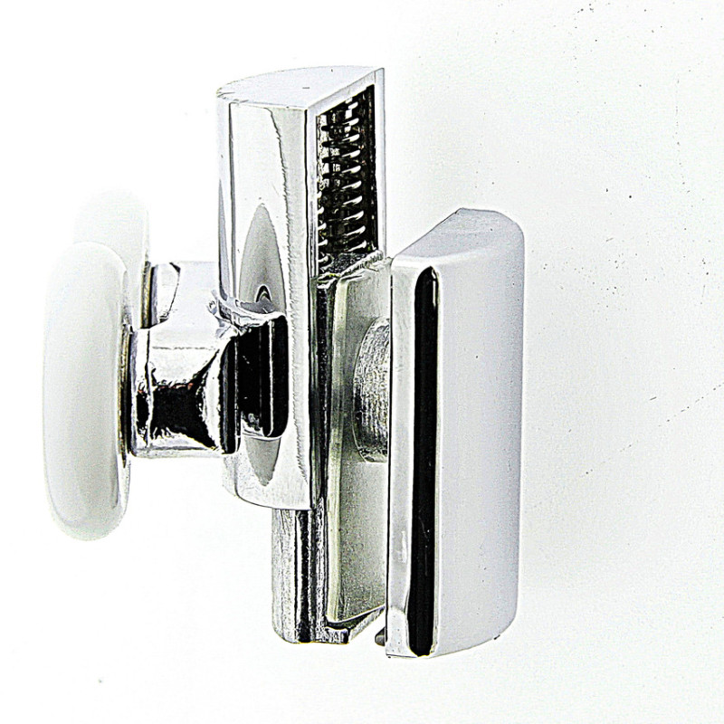 Ролики для душової кабіни подвійні, нижні, натискний ( В628 А ) 26 мм.