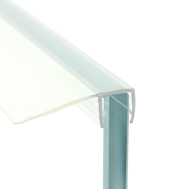 Ущільнювач для душової кабіни, бічний (F) довжина 2,2 м. Вія 25 мм.